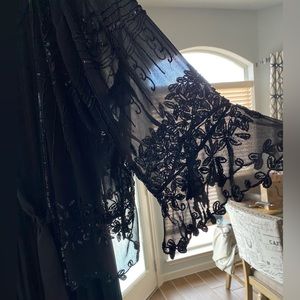 Lane Bryant size 20 long dress with sequin jacket.